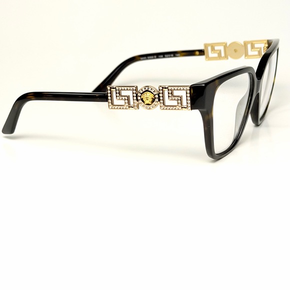 Versace Mod 3358B 108 Glasses Havanna with Gold New Authentic - Picture 7 of 8